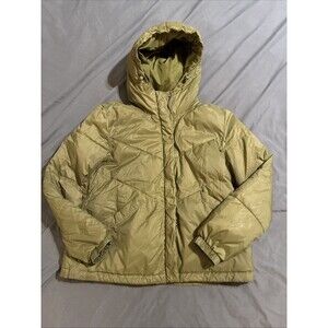 Madewell Chevron Packable Puffer Jacket Women's Size XXS Army Green Travel Lite